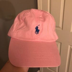 pink polo hat